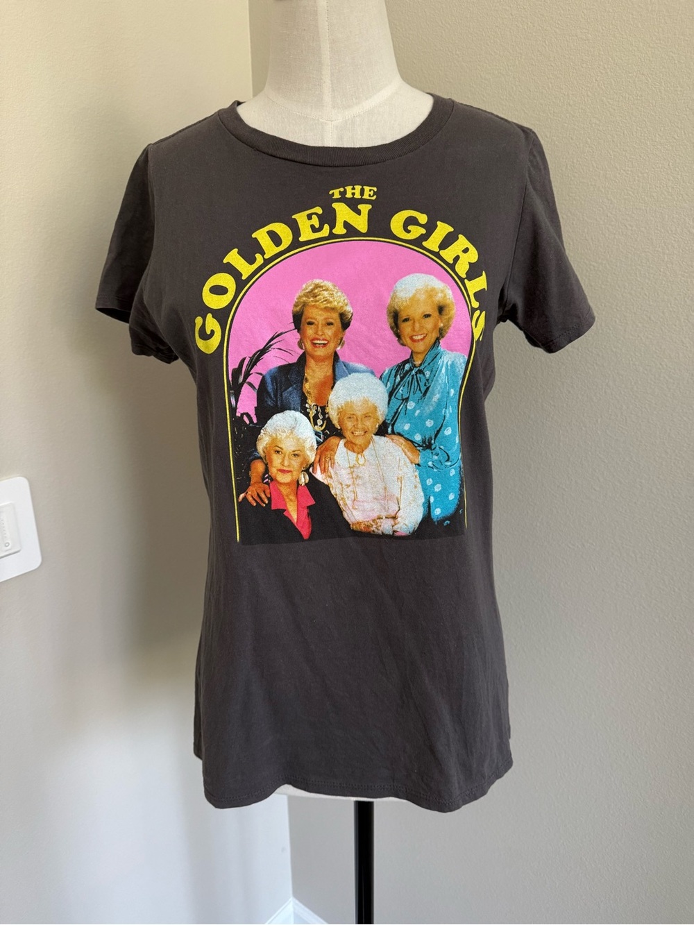 Golden Girls Graphic Tee - Charcoal